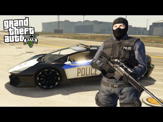 GTA 5 PLAY AS A COP MOD - SWAT TEAM POLICE FORCE!! (GTA 5 Mods)