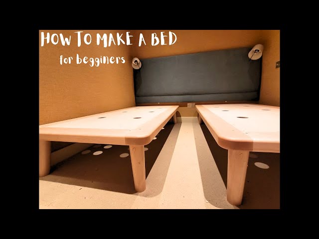 WOODWORK// making a simple BED with WOOD-TURNED legs!