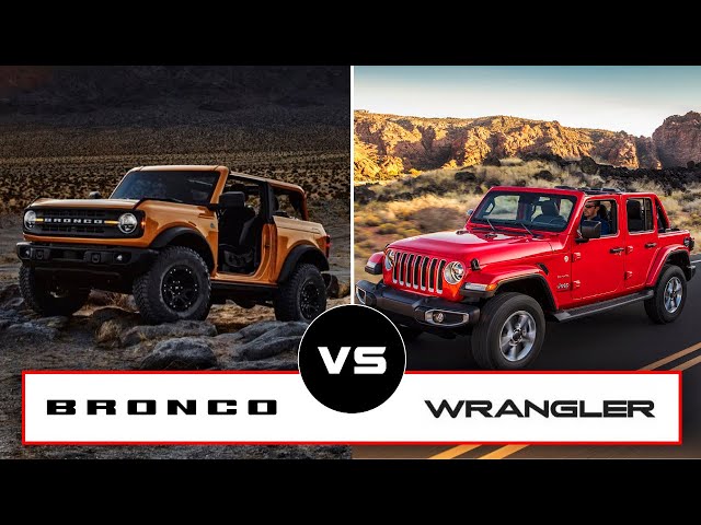 2021 Ford Bronco vs Jeep Wrangler | Full Comparison