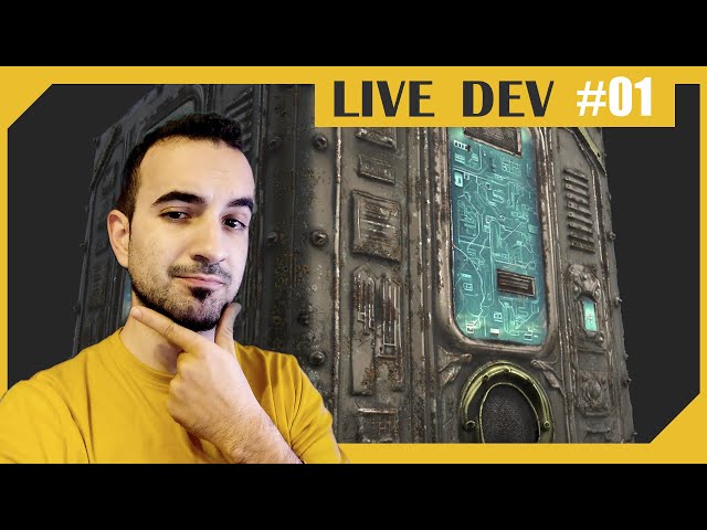 LIVE DEV#01: Cyberpunk materials for Neon City ( Creating textures using IA )