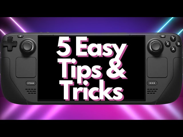 Steam Deck - 5 Beginner Tips & Tricks
