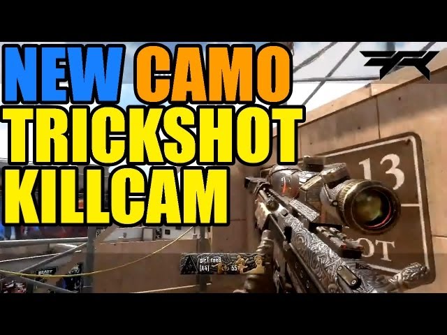Trickshot Killcam # 707 | Black ops 2 (NEW CAMOS) Killcam | Freestyle Replay