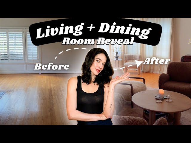 Total Transformation! Our Living & Dining Room Makeover | Before & After