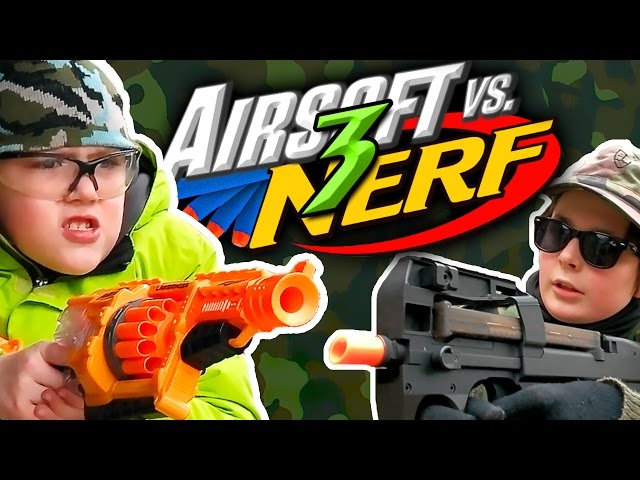 Airsoft vs Nerf 3
