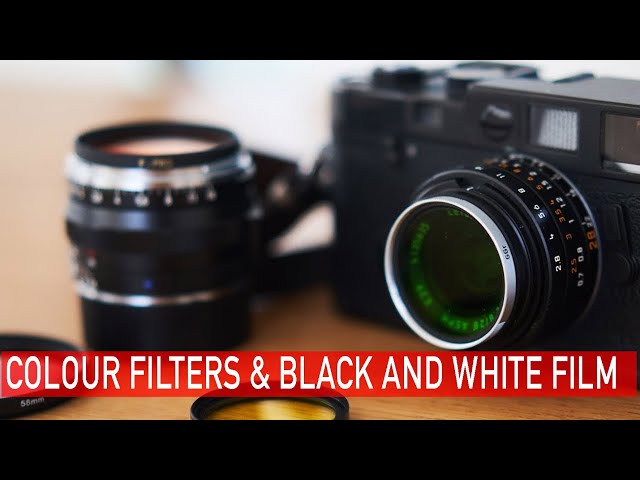 Colour Filters & Black and White Film