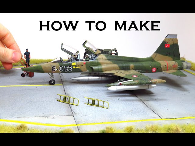 How To Make Concrete Airfield Base / Display Base Tutorial
