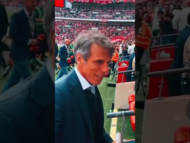 Meeting chelsea legend Gianfranco Zola *FA CUP FINALE* #shorts