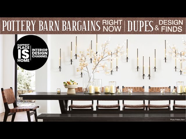 Pottery Barn Bargains & Pottery Barn Dupes + Design Finds!