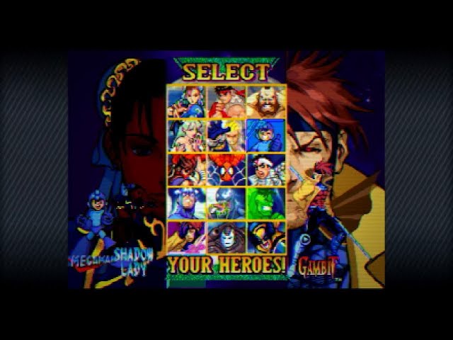 Megaman / Shadow Lady vs Megaman / Wolverine : Marvel vs Capcom 1