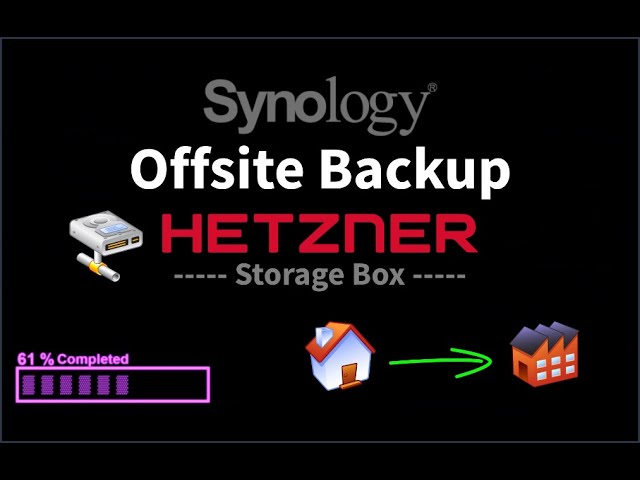 Synology Offsite Backup mit Hetzner Storage Box