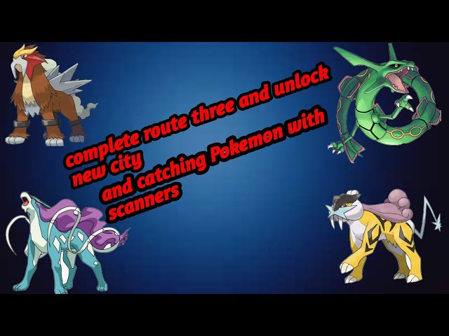 Complete route three and unlock new city || and catching Pokemon with scanners || INDIAN EAGLE ||