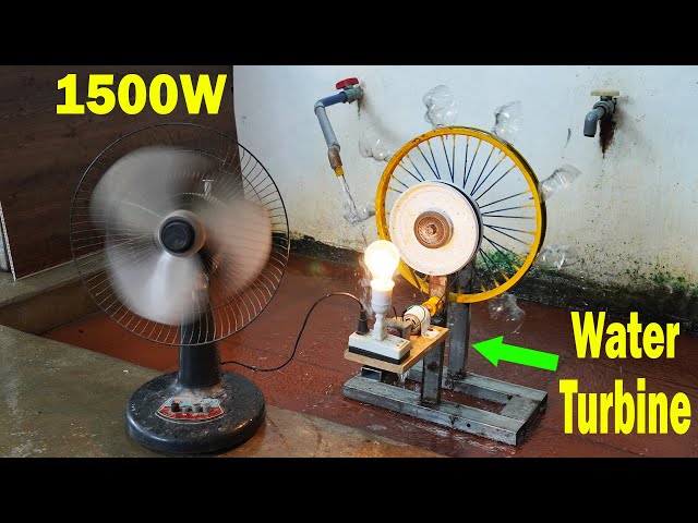 Discover The Power Of Water: Build Your Own Mini Water Turbine Generator
