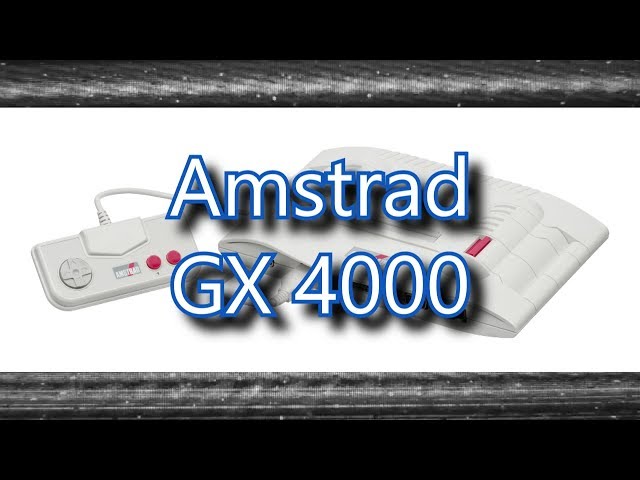 Amstrad GX4000 - Obscure Systems Showcase