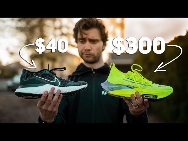 $40 Running Shoe VS $300 Running Shoe!!