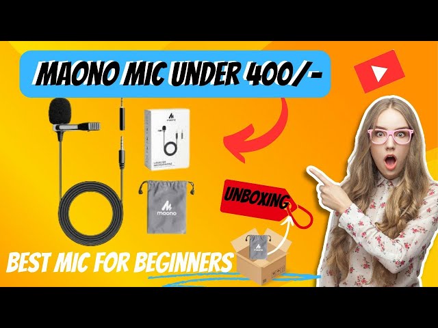Best Mic For Beginners🔥 || Maono AU-400 || Review⚡