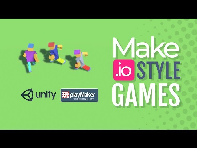 MAKE .IO STYLE GAME WITH UNITY AND PLAYMAKER | #NOCODE | HYPER CASUAL | COUPON AVAILABLE!!!