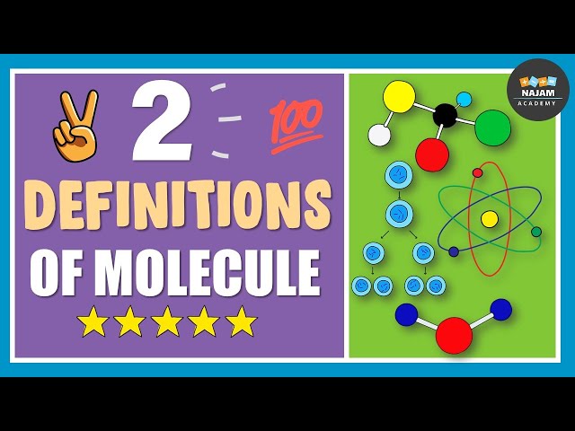 2 Easy Definitions of Molecules | Chemistry