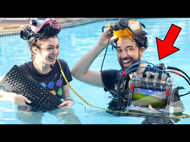 We Attempted the World's First FULLY UNDERWATER Live Stream