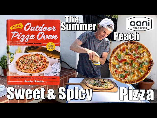 Summer Peach Pizza Recipe (from Epic Outdoor Pizza Oven Cookbook) Baked in an Ooni