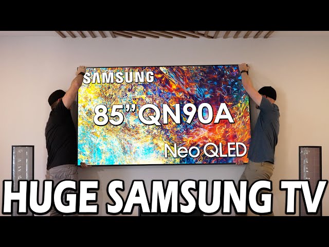 Huge 85" Samsung QN90A in a Gorgeous Home
