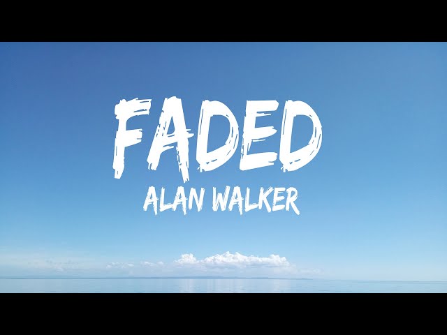 Alan Walker - Faded (Lyrics) - Cardi B, Miley Cyrus, Karol G, Dj Khaled, Lil Baby, Future & Lil Uzi
