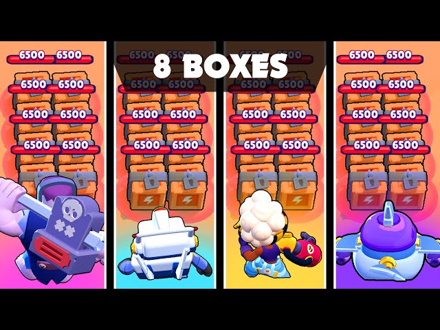 The BEST attack to broke 8 BOXES (2023) | With and Without SUPER | Brawl Stars