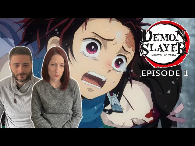 Her First Reaction to Demon Slayer | Episode 1
