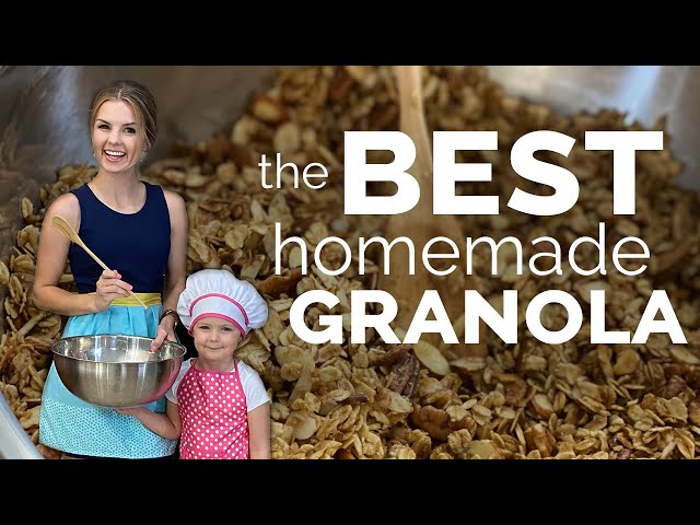 The BEST homemade GRANOLA recipe | Mother-daughter cooking!