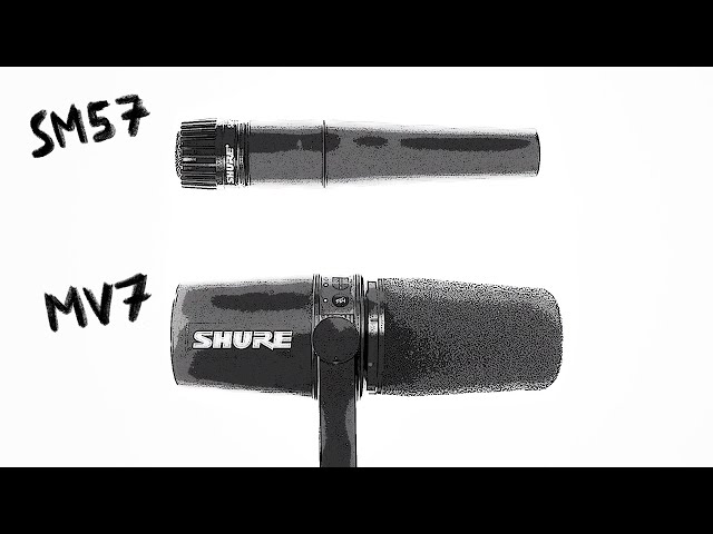 Shure MV7 vs SM57 - Which one should you buy?
