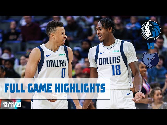 Dallas Mavericks Team Highlights vs. Memphis Grizzlies | 12/11/23