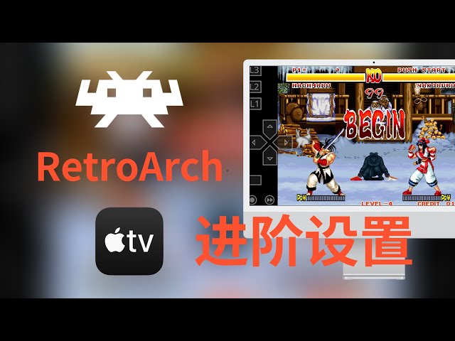 Apple TV Game Simulator RetroArch Supplement Advanced Settings (CC Subtitles)