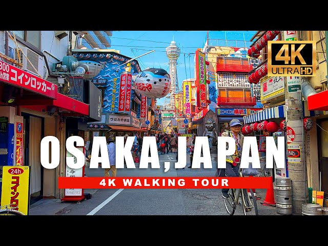 🇯🇵 OSAKA, JAPAN WALKING TOUR - Dotonbori District HDR Japan City Walk [ 4K HDR - 60 fps ]