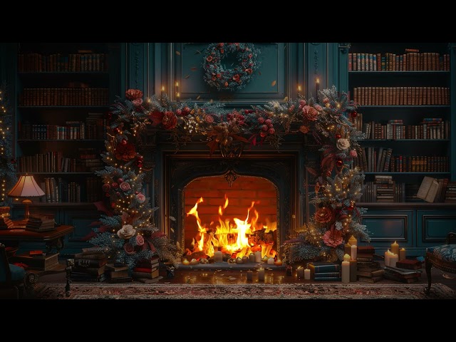 Crackling Fire Sounds 🔥 Fireplace Sounds for Stress Relief, Study, Sleep