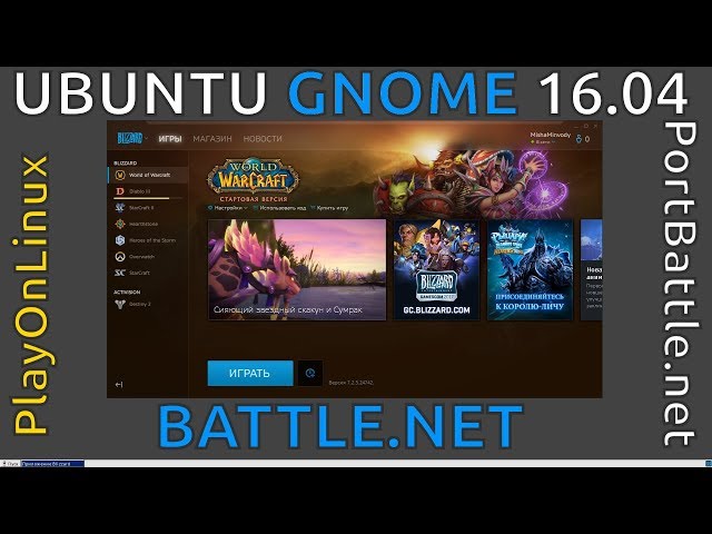 BATTLE.NET on LINUX