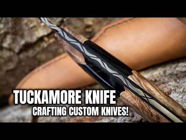 Building CUSTOM KNIVES!! - Handles, Sharpening, and Leatherwork