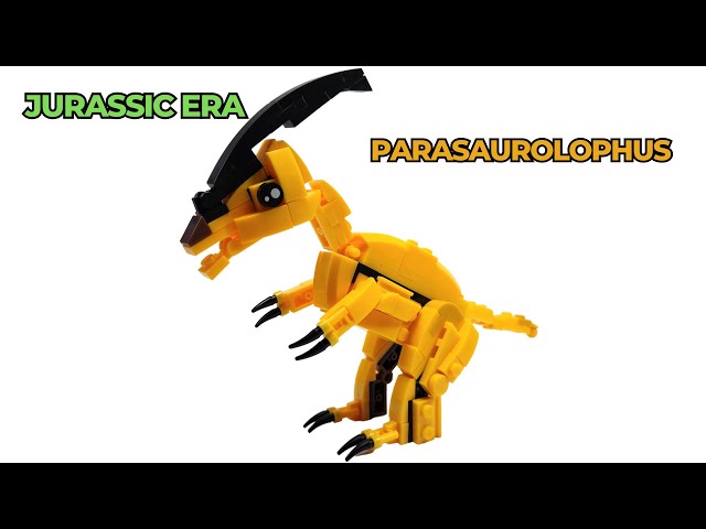 NON LEGO Parasaurolophus LEGO Dinosaur - LEGO Speed Build