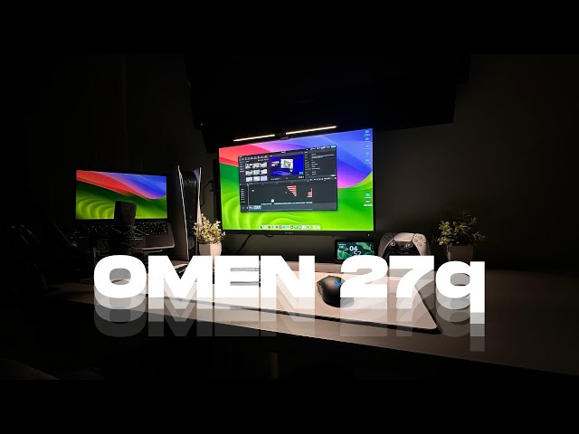 The New Monitor! (OMEN 27Q Gaming Monitor!)