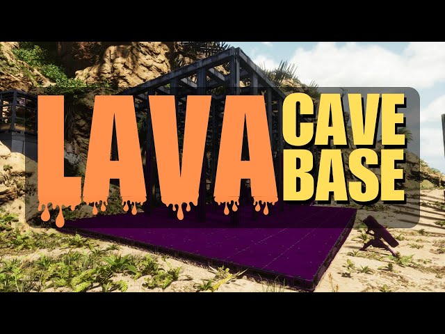 ALPHA Lava Cave PvP Base Design | Ark Survival Ascended | Small Tribes