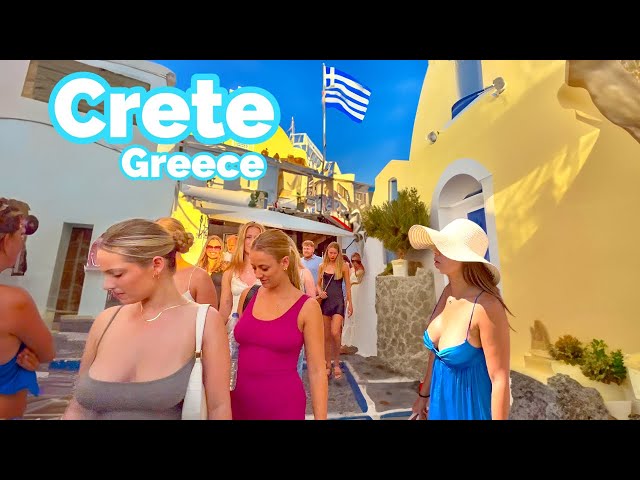 Crete, Greece 🇬🇷- Best Cities And Beaches - Walking Tour Across The Island 🏝 - 4K HDR - 6+ hours