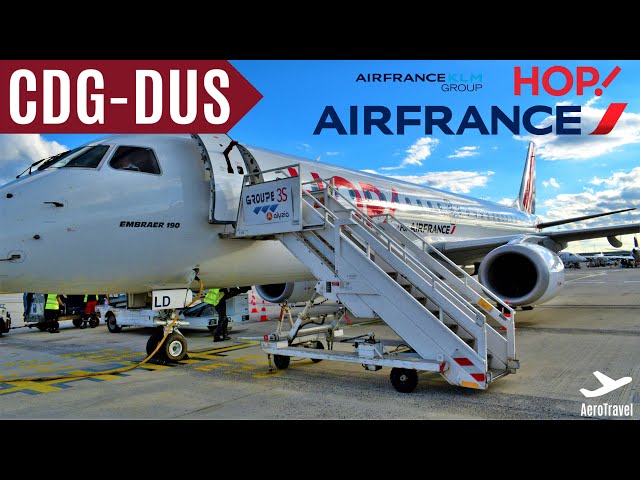AIR FRANCE | EMBRAER 190 (HOP!) | Paris CDG - Düsseldorf | TripReport | AF 1106 | FullHD 60fps