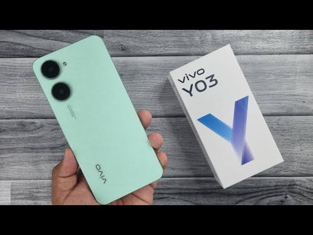 Vivo Y03 phone unboxing and camera review/Y03 phone 4/64 gem green colour unboxing #sakhitech