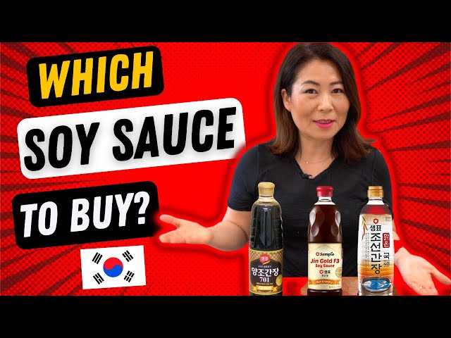 Korean Soy Sauce BUYING GUIDE Tutorial: 3 Types of Soy Sauce & Korean Recipes for each Soy Sauce🇰🇷간장
