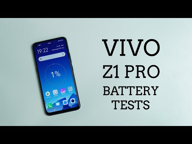 Vivo Z1 Pro Battery Drain Test, 5000 mAh battery SOT, 18W Fast Charging Test - Surprising?