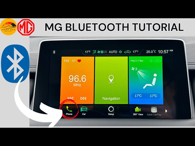 HOW TO MG -- Pair Bluetooth with Your SmartPhone Tutorial -- iPhone / Android