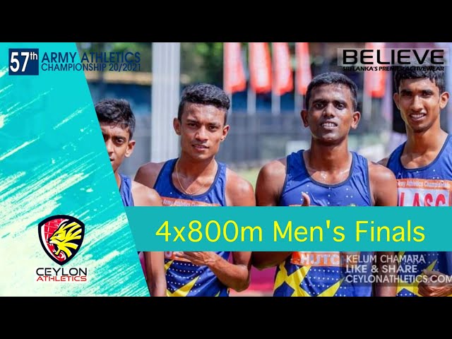 4x800m Mens Relay Finals   Army Athletics Championship 2021 1 1