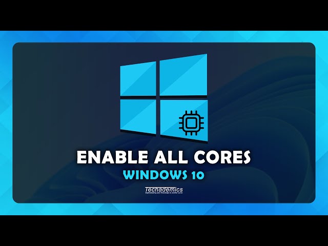 How To Enable All Cores on Windows 10 PC - Speed Up Computer or Laptop