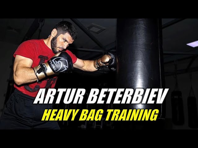 Artur Beterbiev Heavy Bag Training