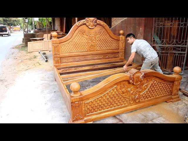 Talented Monolithic Woodworking Project/Building An Extra Large Monolithic Bed Easily