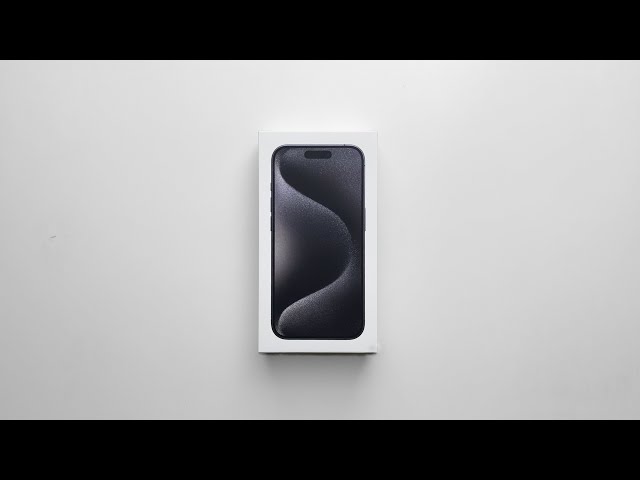 iPhone 15 Pro Titanium Black | Unboxing
