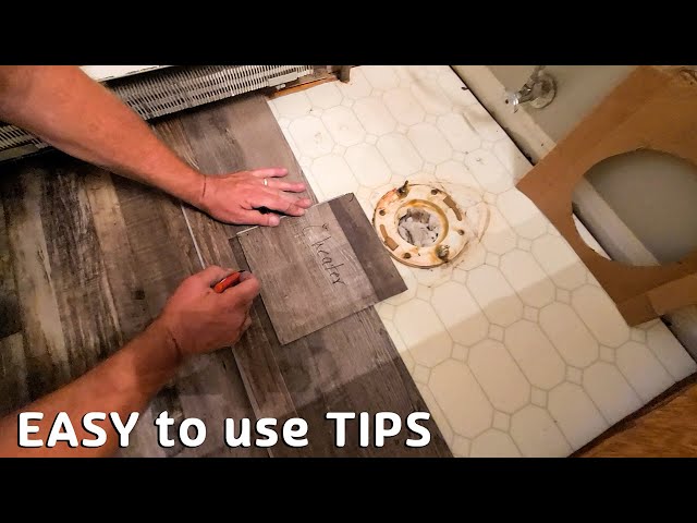 How to Install Vinyl Plank Flooring Into a Bathroom